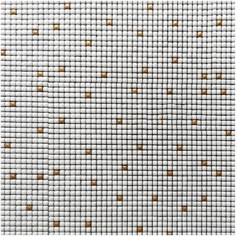 Мозаика Mozaico de Lux V-Mos 30,3x30,3 white gold