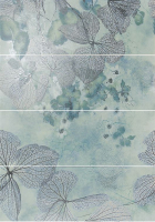 декор Fanal Pearl 31,6x90 turquoise a mat rect