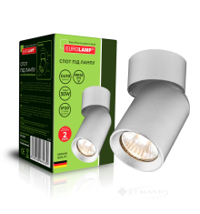 светильник спотовый Eurolamp LH new 1х30Вт GU10 белый металл (LH1-LED-GU10(white)new)