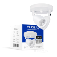 світильник стельовий Global Spot Light GSL-01C 8W 4100K білий (2-GSL-10841-CW)