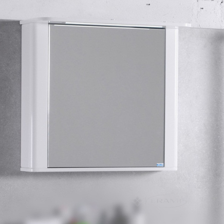 Шкаф зеркальный Fancy Marble 76x27x70 с диодной подсветкой (ШЗ-Carla800)