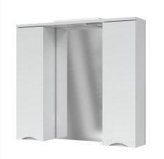 шкафчик зеркальный Van Mebles Смайл белая, 80 см (000006253)