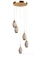 люстра Wunderlicht Modern Style золото/прозрачный (WL1675-35)