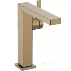 смеситель для раковины Hansgrohe Tecturis E CoolStart EcoSmart+ без сливного гарнитура, бронза (73041140)