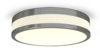 светильник потолочный Azzardo Kari, белый, хром, 22 см, LED (LIN-1607-23 / AZ2065)