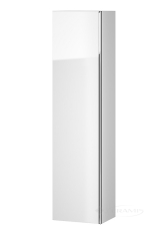 пенал Cersanit Virgo 40x30x160 білий/хром, дзеркало всередині (S522-032)