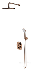душевая система с термостатом Omnires Y copper (SYSYT05CP)