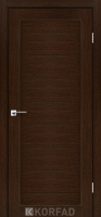 дверное полотно Korfad Porto PR-05, 600х2000, венге, глухая