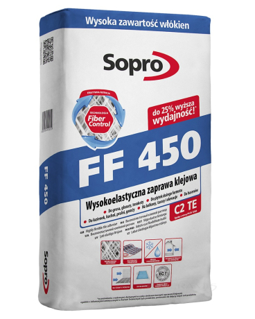 Клей для плитки Sopro FF цементна основа, 25 kg (450/25)