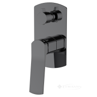смеситель для ванны Volle Solo скрытого монтажа, pistola gris (1510.031405)