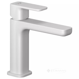смеситель для умывальника Kludi Renon 110 матовый белый (422825375) (смеситель для умывальника Kludi Renon 110 матовый белый (422825375))