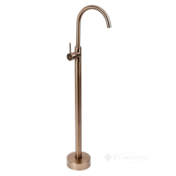 смеситель для умывальника Rea Lungo напольный, brushed copper (REA-B4303) (смеситель для умывальника Rea Lungo напольный, brushed copper (REA-B4303))