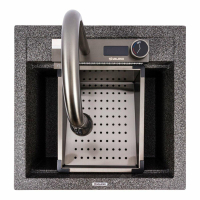 кухонная мойка Valeso Viva 51x49x20 на столешницу, гранит, графит (SP000049358)