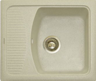 Кухонна мийка Granitika Cube Bevel 58x50x20 льон (CB585020)