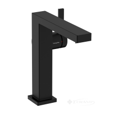 змішувач для раковини Hansgrohe Tecturis E CoolStart EcoSmart+ без зливного гарнітура, чорний матовий (73041670)