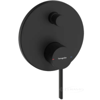 смеситель внешняя часть для душа Hansgrohe Zesis S скрытого монтажа, черный матовый (74415670)