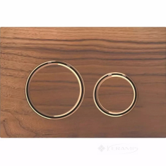 змивна клавіша Geberit Sigma21 для подвійного змиву, червоне золото/горіх чорний (115.650.JX.1)