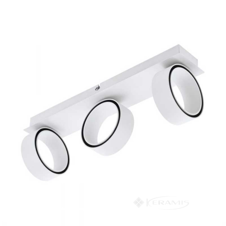 Светильник настенный Eglo Albariza, белый, хром, 3 лампы (39586)