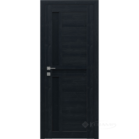 Дверное полотно Rodos Modern Alfa 600 мм, глухое, сосна браш cobalt