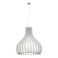 люстра Eglo Tindori 100 см, никель матовый, белый (61482)