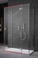 душевая дверь Radaway Essenza New KDJ+S 110x200 стекло прозрачное левая (1385023-01-01L)