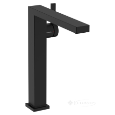 змішувач для раковини Hansgrohe Tecturis E CoolStart EcoSmart+ без зливного гарнітура, чорний матовий (73072670)