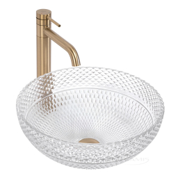 умывальник Rea Sue 40x40 transparent (REA-U4702) (умывальник Rea Sue 40x40 transparent (REA-U4702))