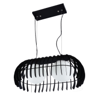 люстра Levistella подвесная, черная (7076104-2)