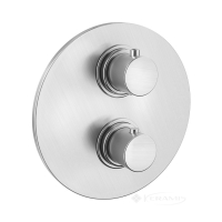 смеситель для душа Paffoni Light с термостатом, сталь (LIQ018ST)