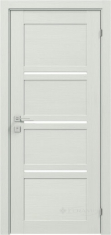 дверное полотно Rodos Modern Quadro 700 мм, с полустеклом, сосна крем