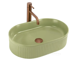 умывальник Rea Vanda 49х31 pistachio matt (REA-U3612) (умывальник Rea Vanda 49х31 pistachio matt (REA-U3612))