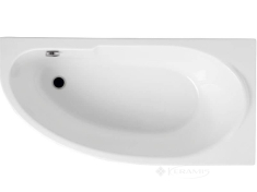 ванна акриловая Polimat Miki угловая, 145x85 правая, белая (00420)