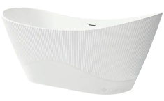 ванна акриловая Rea Atena 170х73 + сифон + донный клапан, white (REA-W0127)