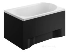 панель для ванны Polimat 100 см фронтальная, черная (00828)