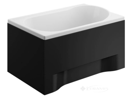 Панель для ванни Polimat 100 см фронтальна, чорна (00828)
