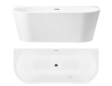 Акрилова ванна Rea Capri 150x75 + сифон + пробка click/clack (REA-W9800)