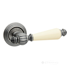 ручка дверная Fimet 106P-269 F45 Michelle ант залізо-фарфор беж ф-з