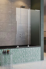 штора для ванны Radaway Furo PND II 63,8х150 правая, прозрачное стекло, хром (10309638-01-01R)