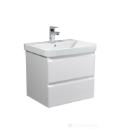 тумбочка з умивальником Мойдодир Unik 60х56х45 Vivace 60 підвісна, білий глянець (00-0009164)