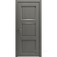 дверне полотно Rodos Style 3 900 мм, полустекло, сосна браш braun