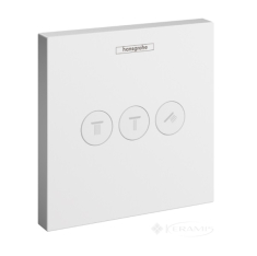 термостат Hansgrohe Shower Select, на 3 споживачі, білий матовий (15764700)