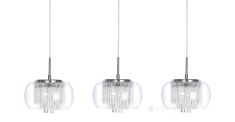 подвесной светильник Azzardo Rego, хром, прозрачный, 3 лампы (3957-3P / AZ2453)