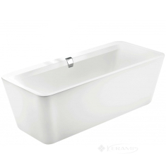 ванна акриловая Volle 12-22 180x80 отдельно стоящая, белая, на раме с ножками, с сифоном (12-22-110C)