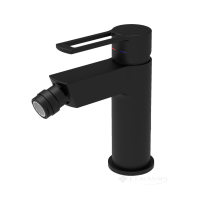 змішувач для біде Paffoni Ringo з донним клапаном, чорний матовий (RIN135NO)