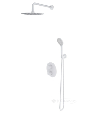 душевая система Omnires Y с термостатом скрытого монтажа, white matt (SYSYT05WM)