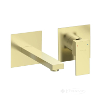 змішувач для умивальника Volle Pardo прихованого монтажу, cepillado oro (1548.010315)