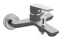 смеситель для ванны Invena Dokos графит/хром (BW-19-005)
