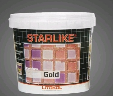 Добавка к затирке Litokol Starlike Gold (золотая крошка) 150 гр
