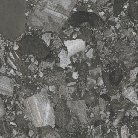Плитка Fanal Stone River 90х90 black nplus rect