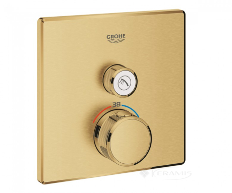 Смеситель для душа Grohe Grohtherm SmartControl термостат скрытого монтажа с одной кнопкой управления (29123GN0)